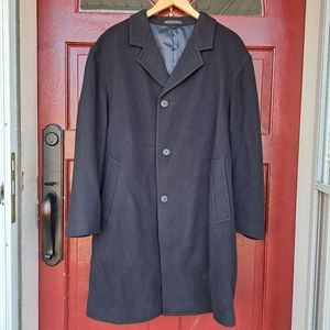 Jones New York long navy pea coat